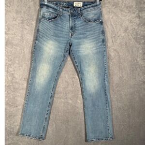 TK Axel Jeans Mens‎ Size 32x32 fits 34x31 Slim Boot Light Wash Denim